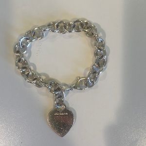 Tiffany & Co Heart Tag Charm Bracelet